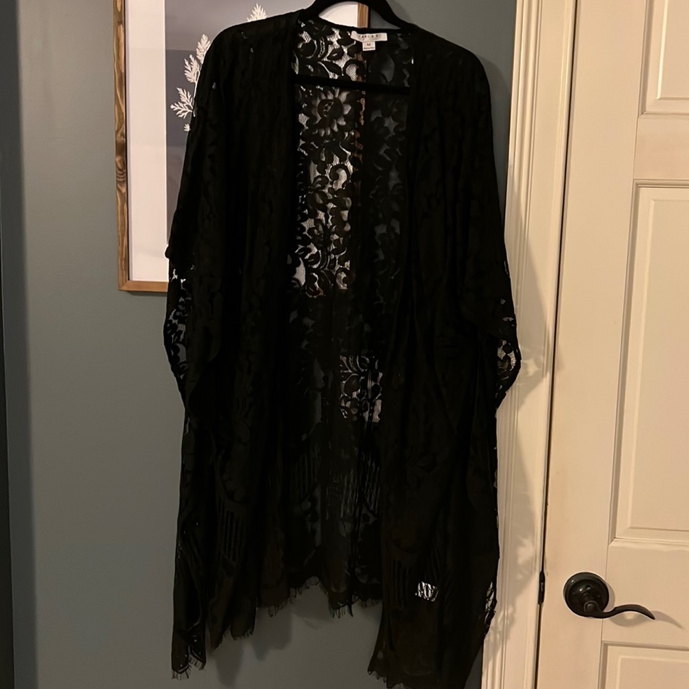 Black lace cover